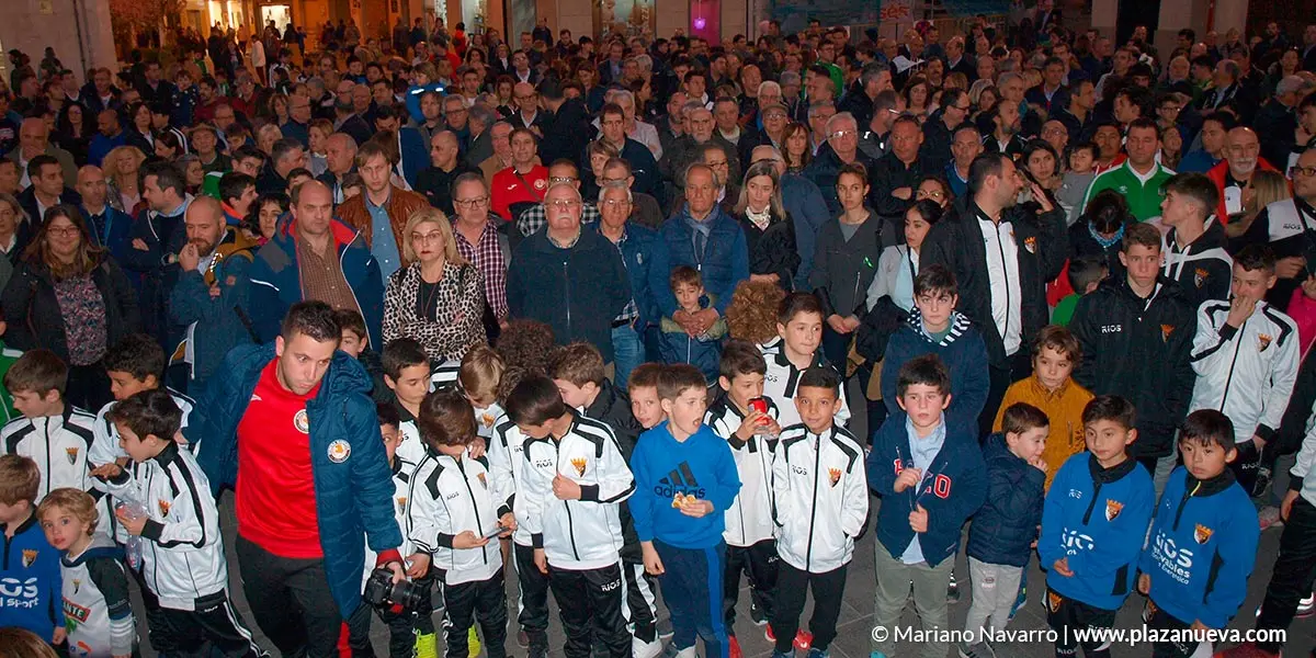 Concentraci&oacute;n de los clubes de Tudela para exigir mejoras en sus instalaciones