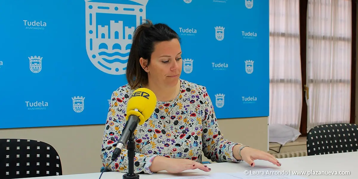 Irune Garc&iacute;a durante la presentaci&oacute;n de los Conciertos de la Verdura