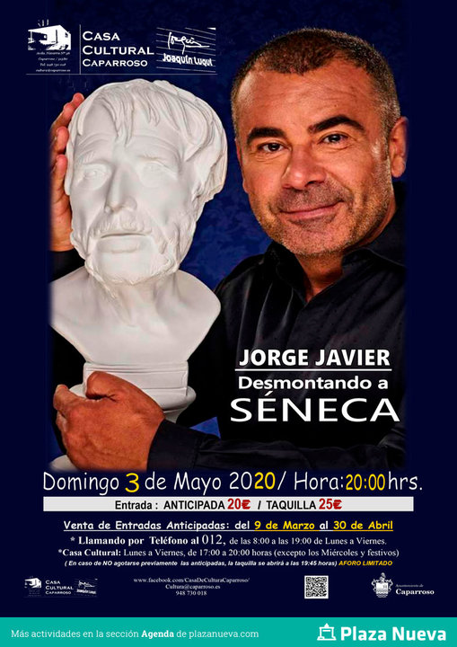 Teatro en Caparroso ‘Desmontando a Seneca’ con Jorge Javier Vázquez