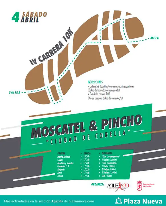V Carrera Moscatel & Pincho &lsquo;Ciudad de Corella&rsquo;