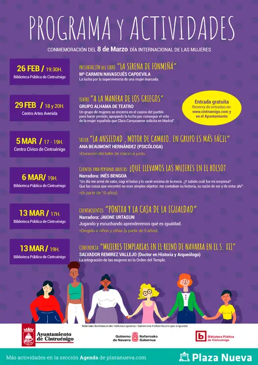 D&iacute;a Internacional de la Mujer 2020 en Cintru&eacute;nigo
