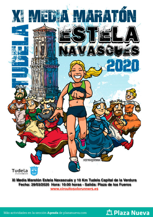 XI Media maratón Estela Navascués 2020 en Tudela