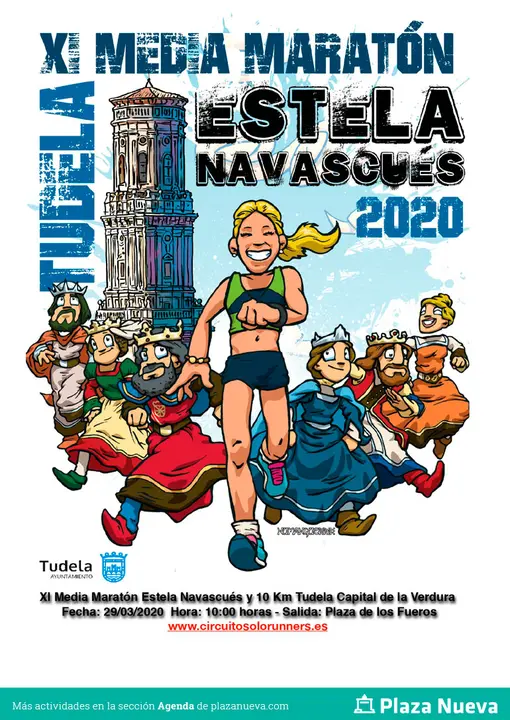 XI Media marat&oacute;n Estela Navascu&eacute;s 2020 en Tudela