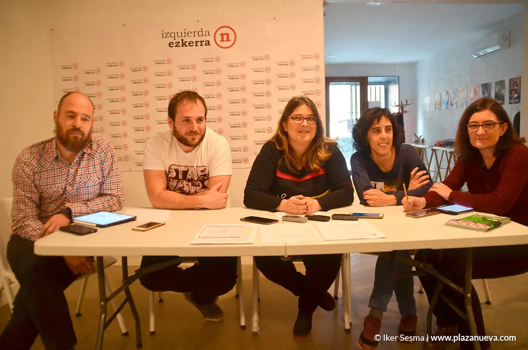 Representantes de Izquierda Ezkerra del Ayuntamiento de Tudela