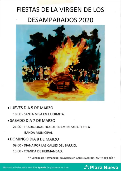 Fiestas del Barrio moro de &Aacute;greda 2020 en honor a la Virgen de los Desamparados