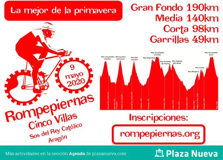 Rompepiernas Cinco Villas 2020 en Sos del Rey Cat&oacute;lico
