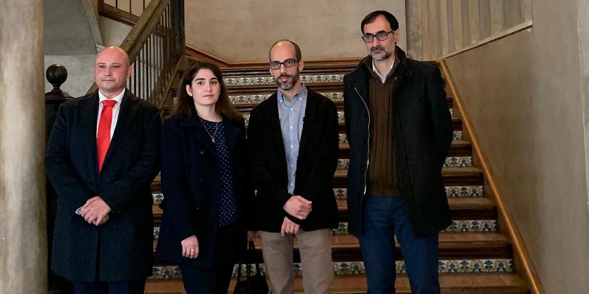 &Oacute;scar Antonio Mu&ntilde;oz Tabernero, Esperanza Bausela, Eduardo Blanco Calvo y Santiago Mart&iacute;nez Magdalena
