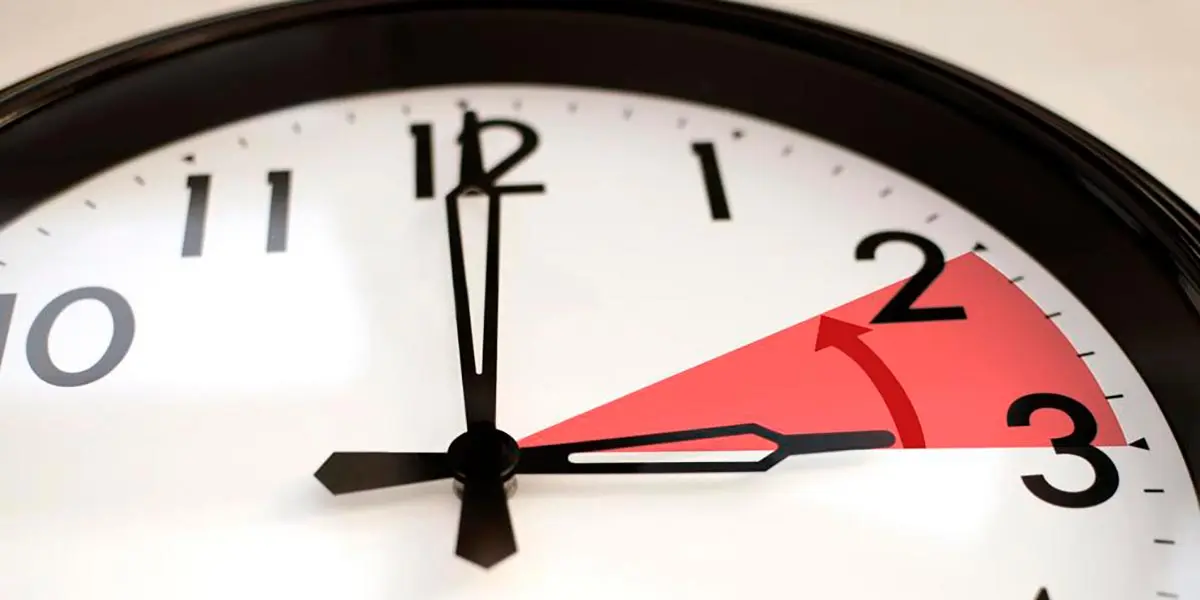 reloj horario cambio de hora invierno