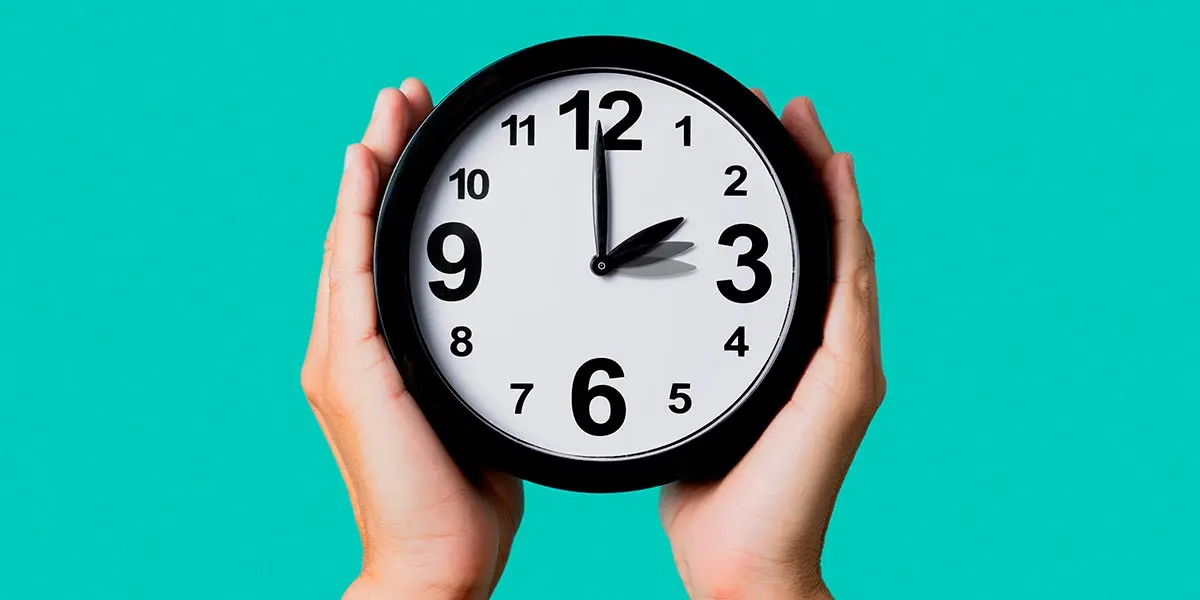 reloj horario cambio de hora 5
