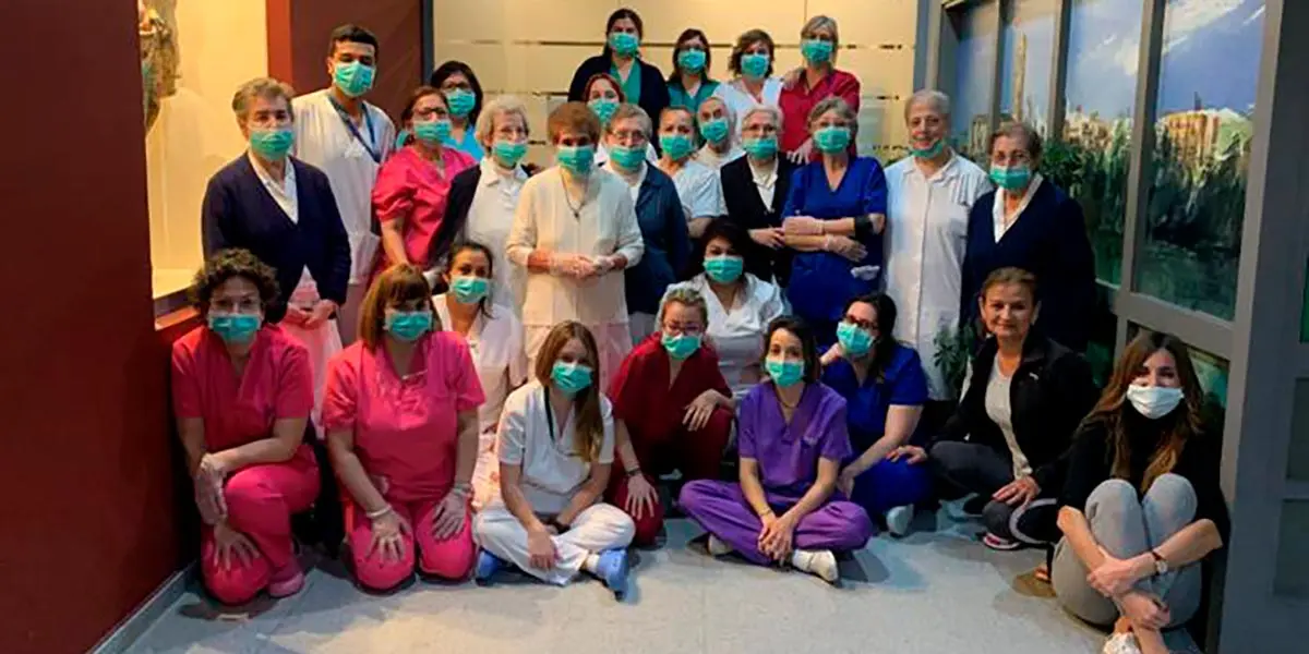 Los trabajadores de la Residencia Nuestra Se&ntilde;ora de Gracia de Tudela