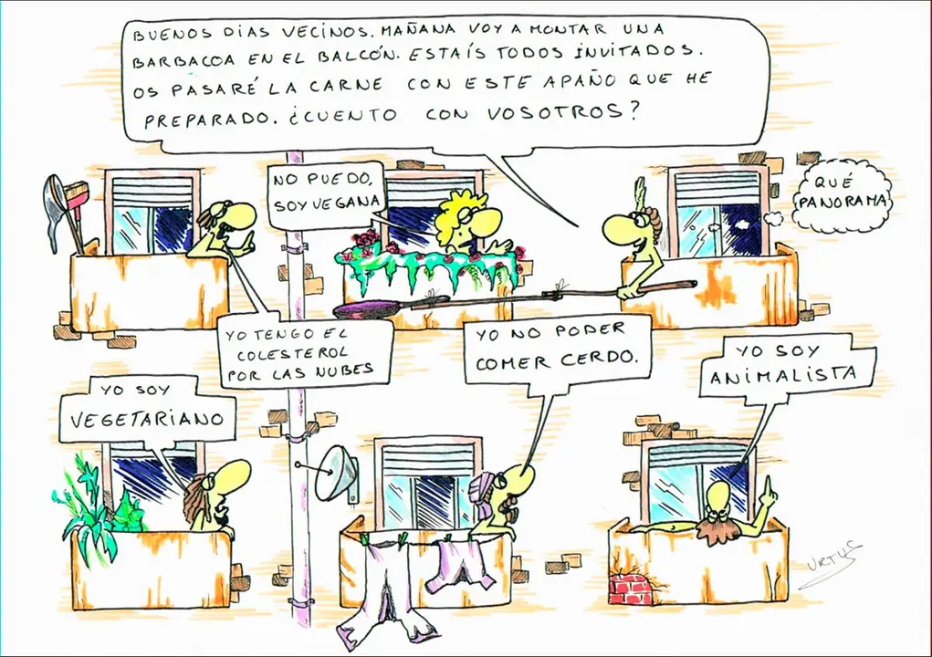 Hagamos el humor en el balc&oacute;n, la barbacoa