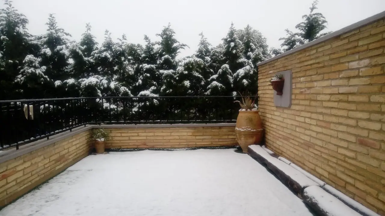 Nieve en Murchante (Rosa Aguado)