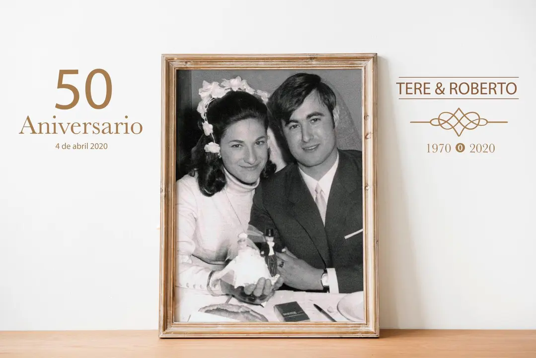 Tere Banzo y Roberto Z&aacute;rate (50 aniversario)