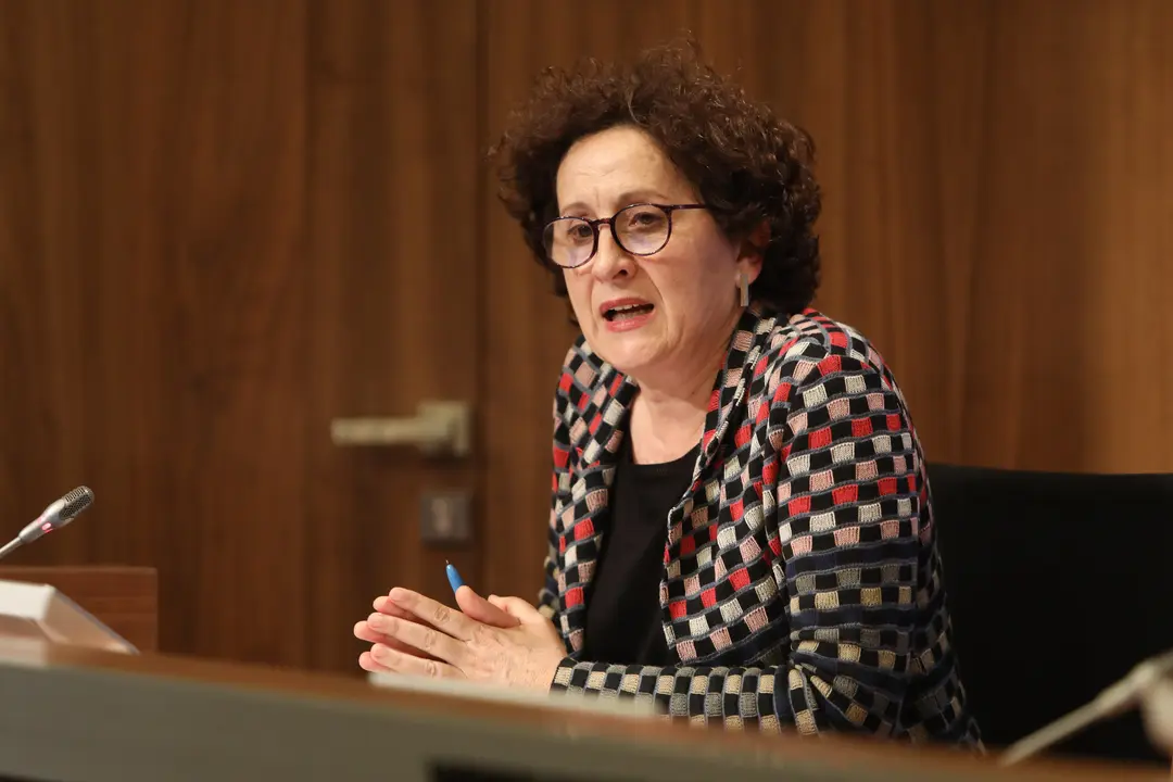 La consejera de Derechos Sociales, Carmen Maeztu