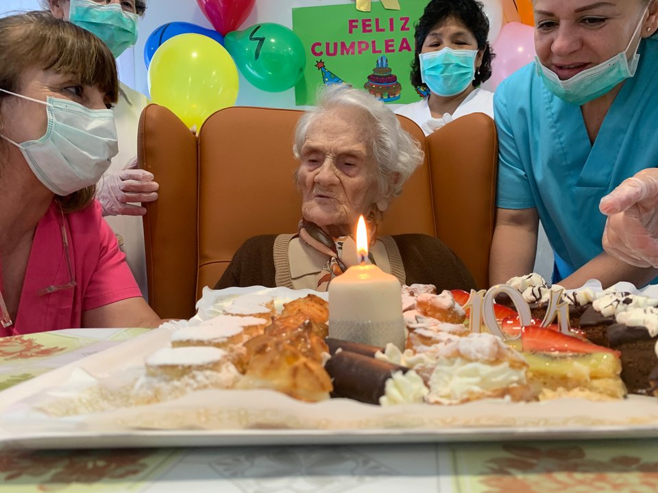 Gloria Zardoya Soria cumple 104 años