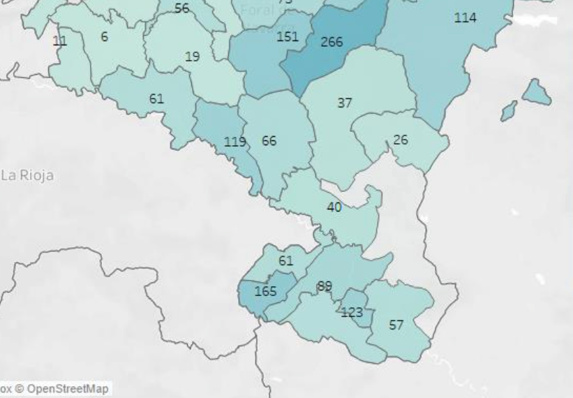 Datos de la Ribera a 5 de mayo