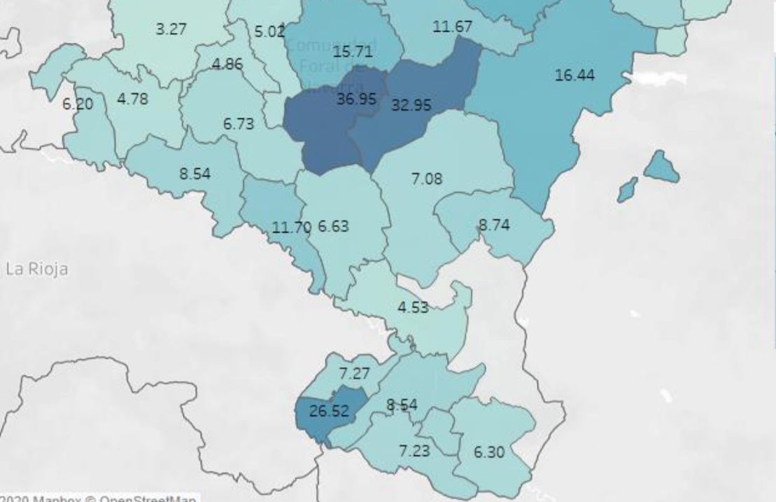 Datos en la Ribera a 13 de mayo