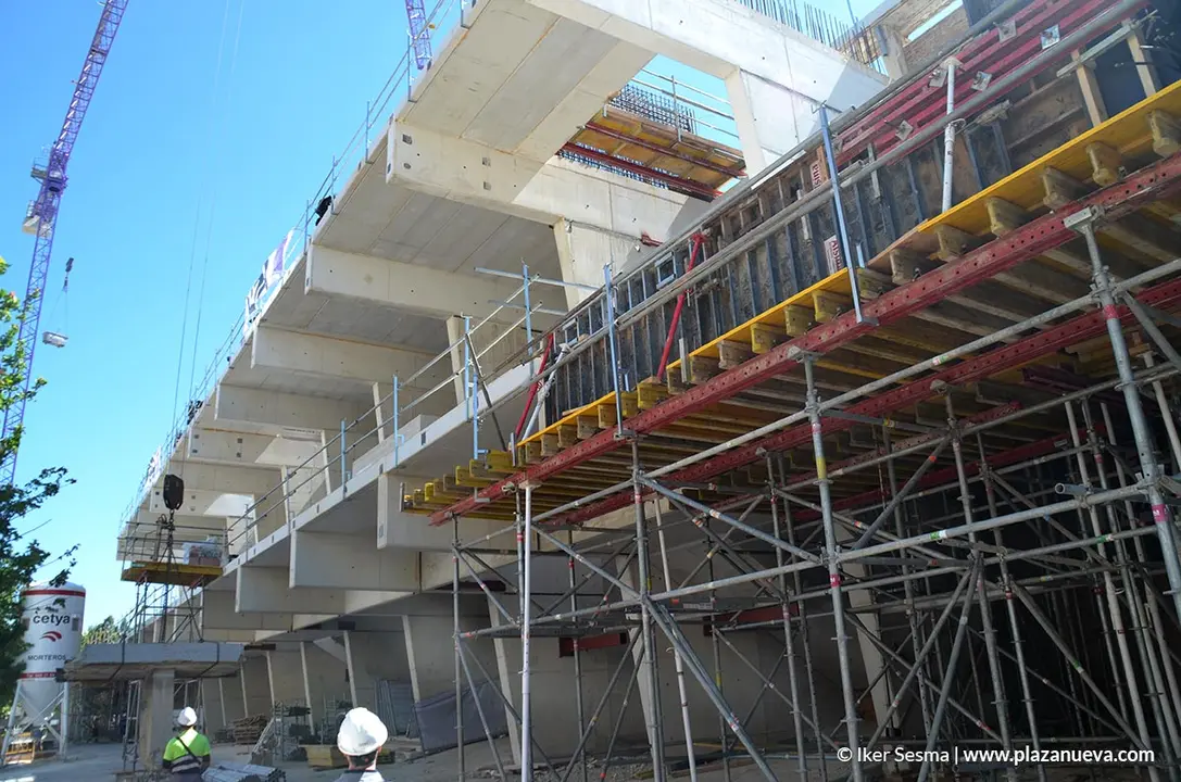 Obras en El Sadar - 2