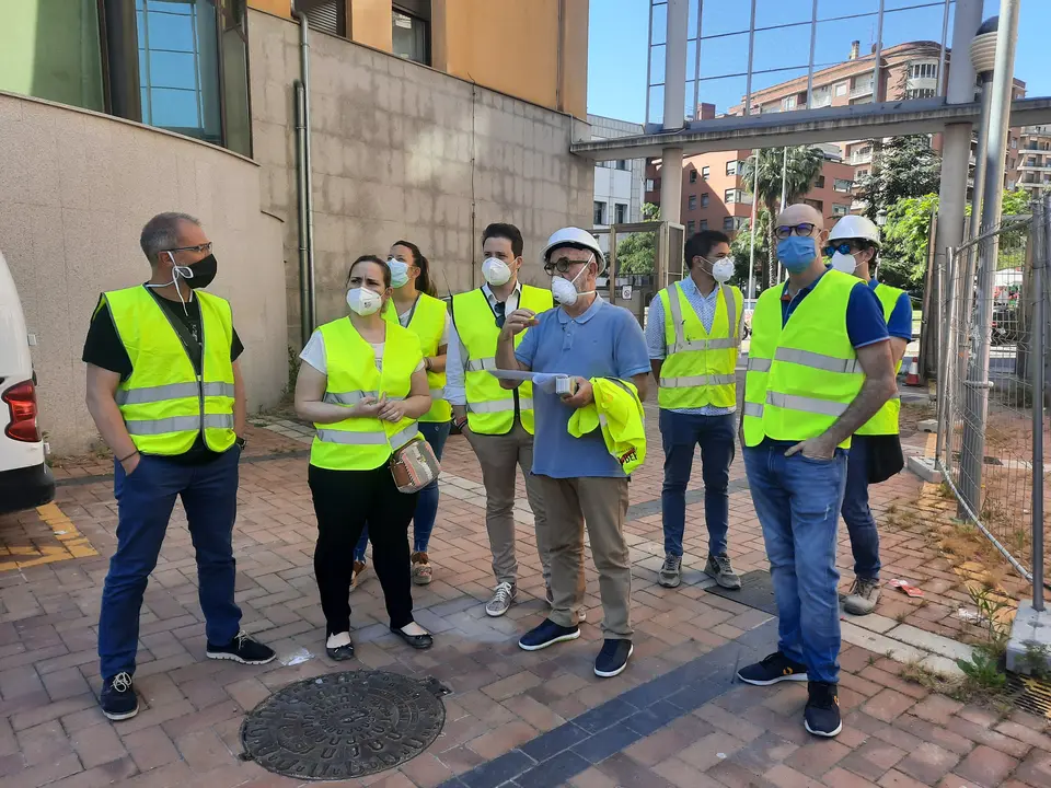 Obras en la nueva Casa de la Juventud de Tudela