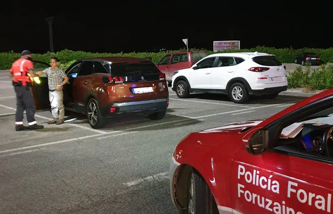 Inmovilizaci&oacute;n en Cintru&eacute;nigo por parte de Polic&iacute;a Foral