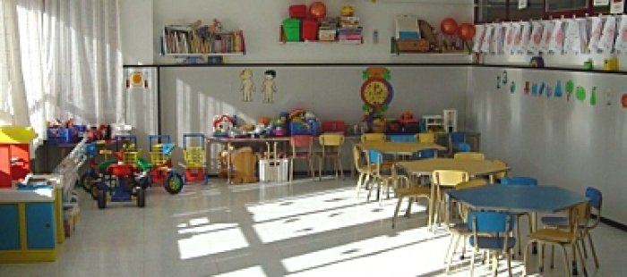 Aula de una de las guarderías infantiles del Gobierno de Aragón