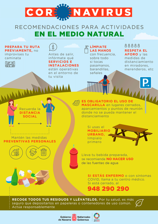 Cartel de Medio Ambiente sobre el coronavirus