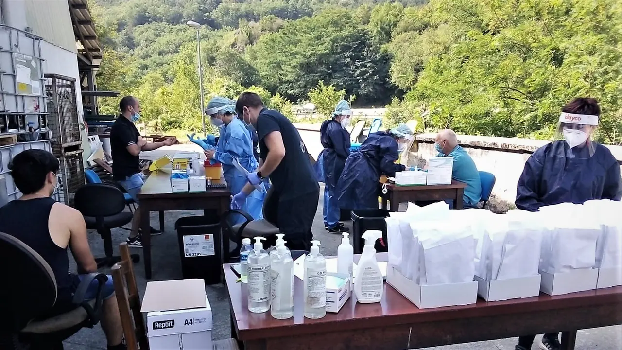 Realizaci&oacute;n de pruebas en una empresa de la zona