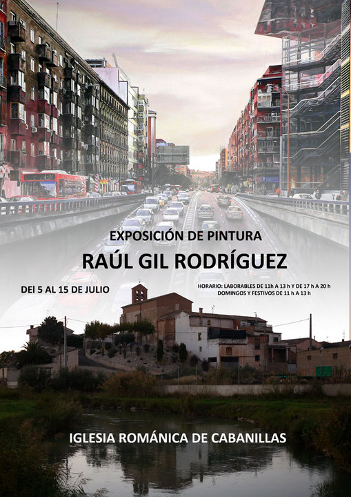 Exposición de pintura en Cabanillas de Raúl Gil Rodríguez