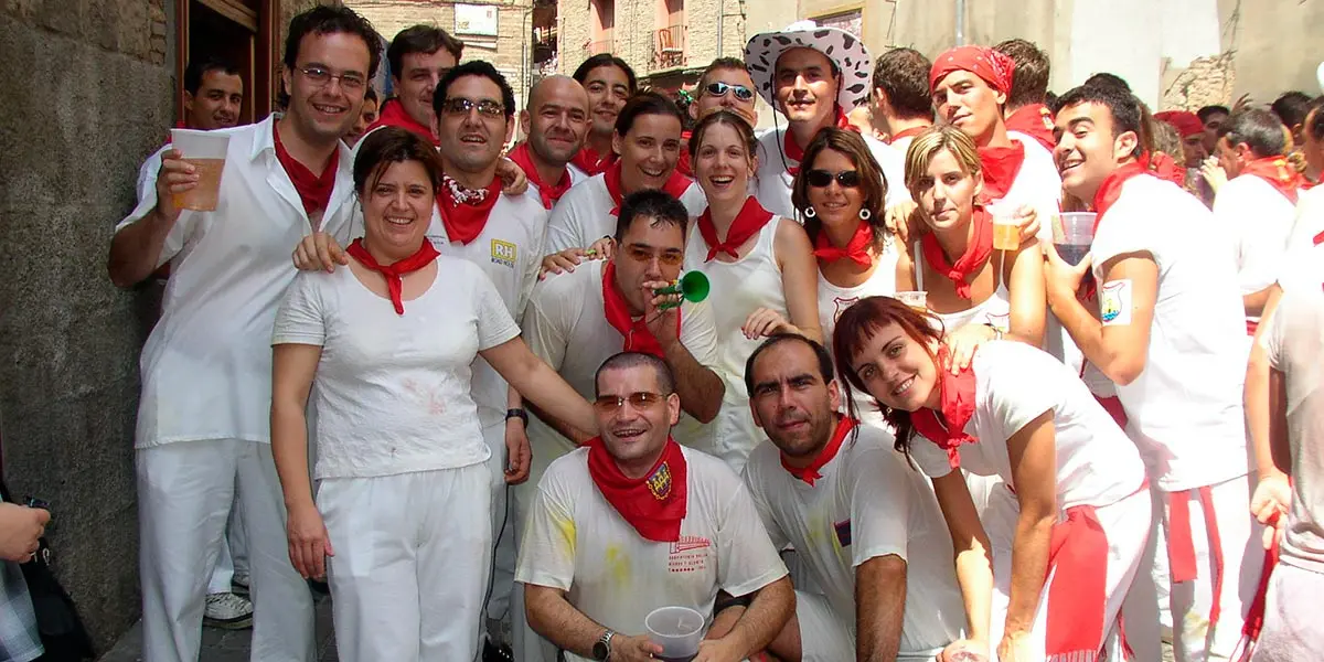 Fiestas 2003 Grupo amigos