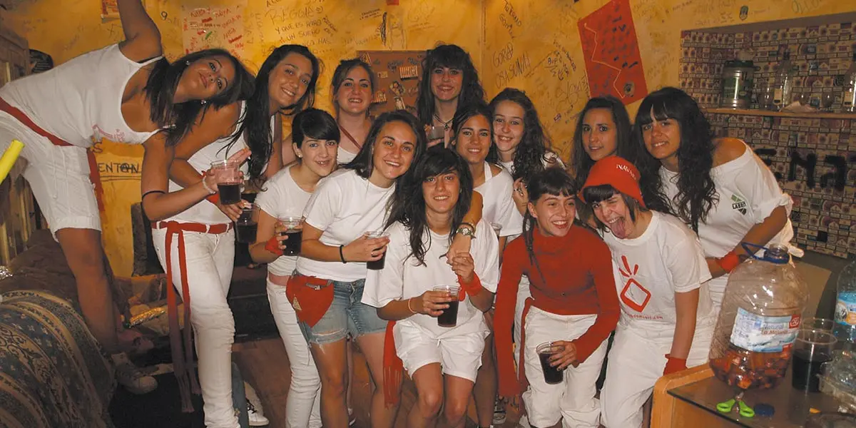 Cuarto de fiestas en unas Fiestas de Tudela en 2011