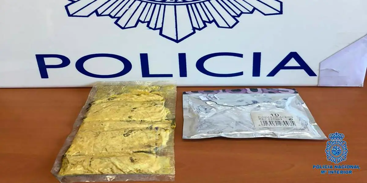 Sustancias sustraidas a las dos personas que fueron detectadas por una patrulla de seguridad ciudadana