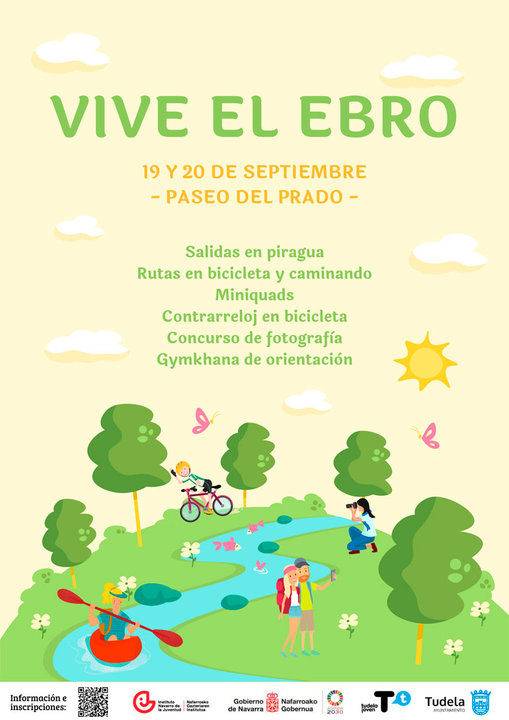 Actividades juveniles en Tudela ‘Vive el Ebro’ 2020