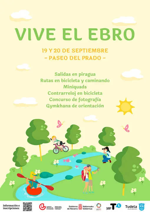 Actividades juveniles en Tudela &lsquo;Vive el Ebro&rsquo; 2020