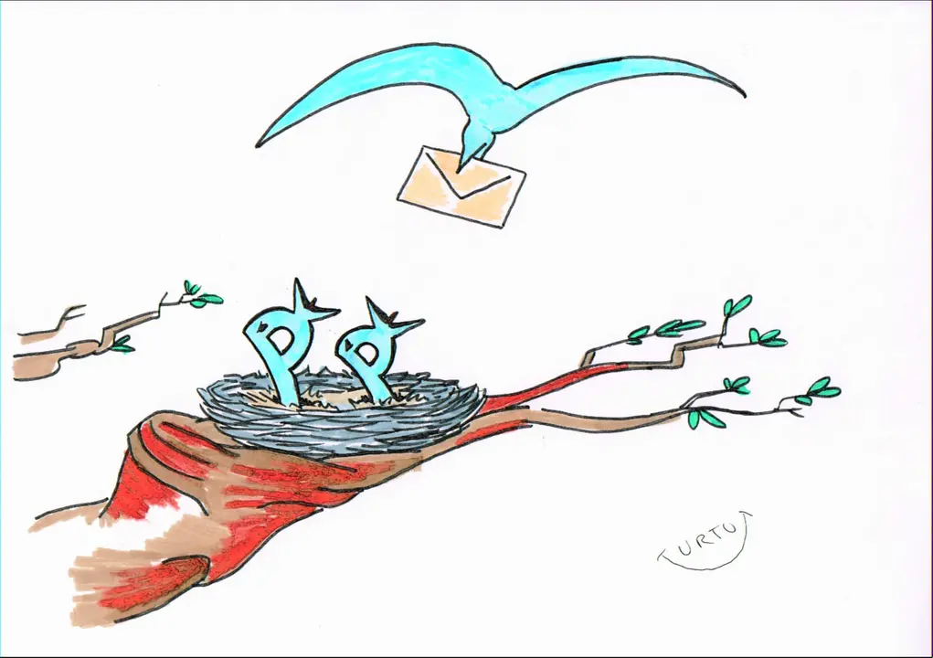 La gaviota alimenta a sus cr&iacute;as