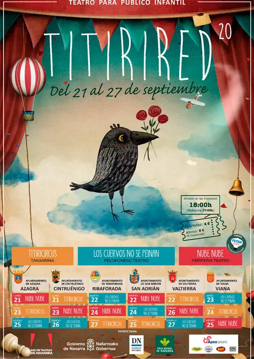 Festival de t&iacute;teres y marionetas &lsquo;Titirired&rsquo; 2020