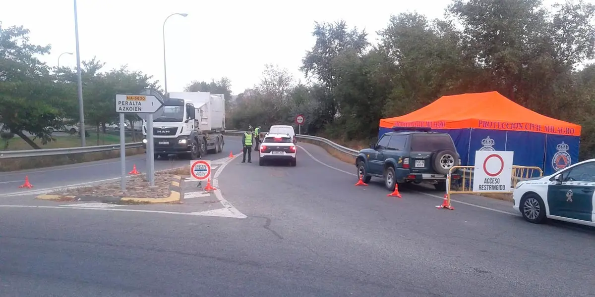 Confinamiento perimetral en la localidad de Peralta