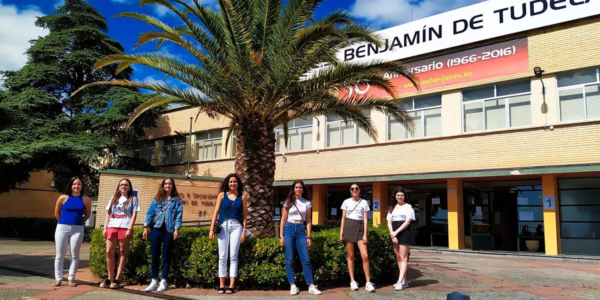 Algunas de las mejores alumnas del centro en la EvAU 2020