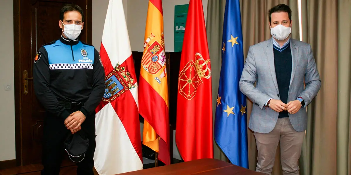 Jos&eacute; Miguel Mart&iacute;nez Mart&iacute;nez en la toma de posesi&oacute;n de su nuevo cargo en Tudela