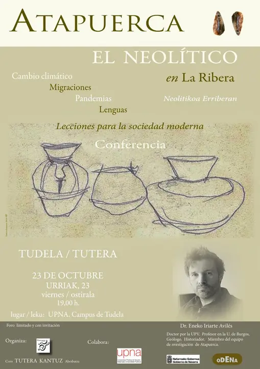 Conferencia en Tudela &lsquo;Atapuerca, el neol&iacute;tico en la Ribera&rsquo;