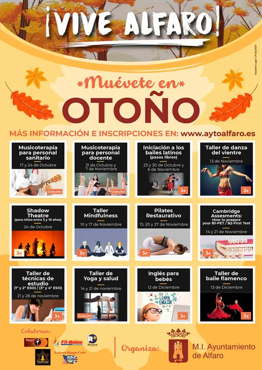 Cursos en Alfaro &lsquo;Mu&eacute;vete en Oto&ntilde;o&rsquo;