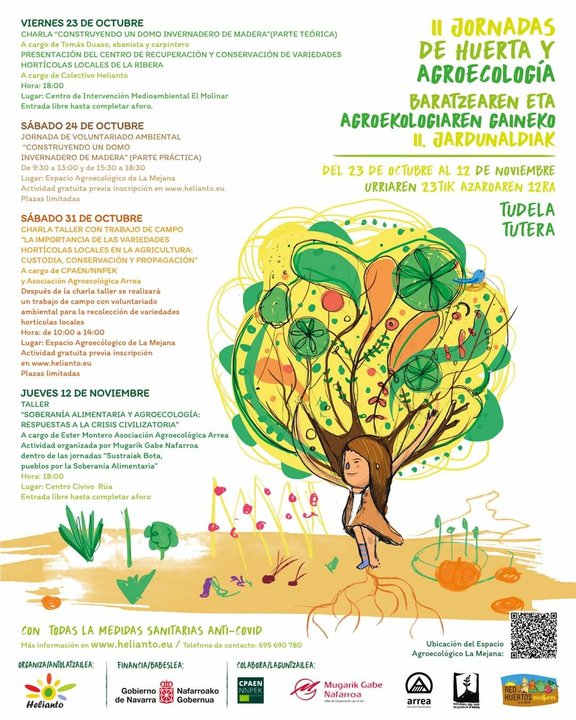 II Jornadas de huerta y agroecología 2020 en Tudela