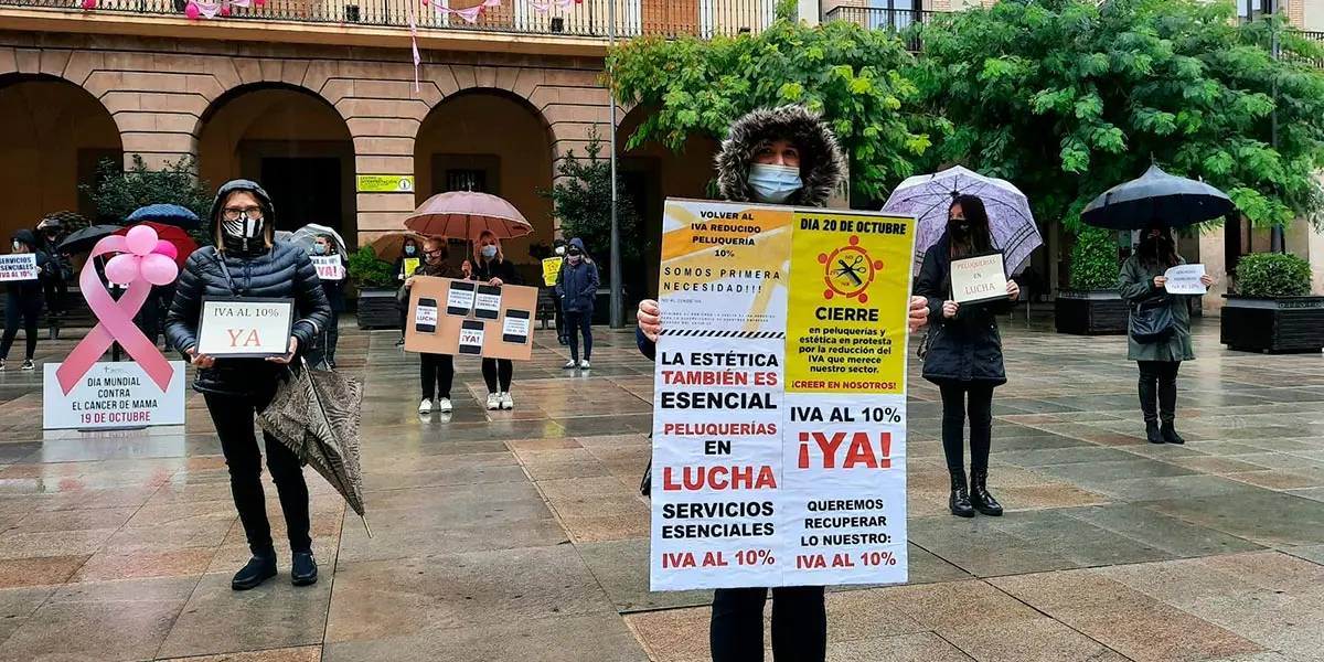 Concentraci&oacute;n peluqueras Alfaro 1