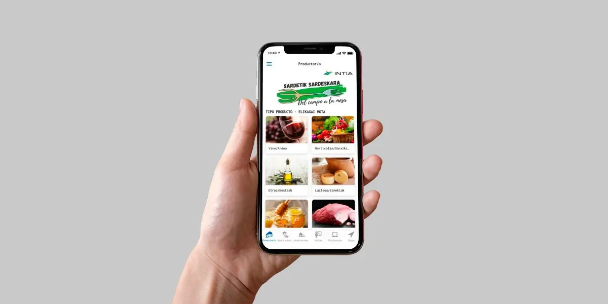 INTIA presenta la aplicaci&oacute;n de m&oacute;vil &lsquo;Sardetik Sardeskara - Del Campo a la Mesa&rsquo; que impulsa la venta directa de productos ligados a la explotaci&oacute;n agraria