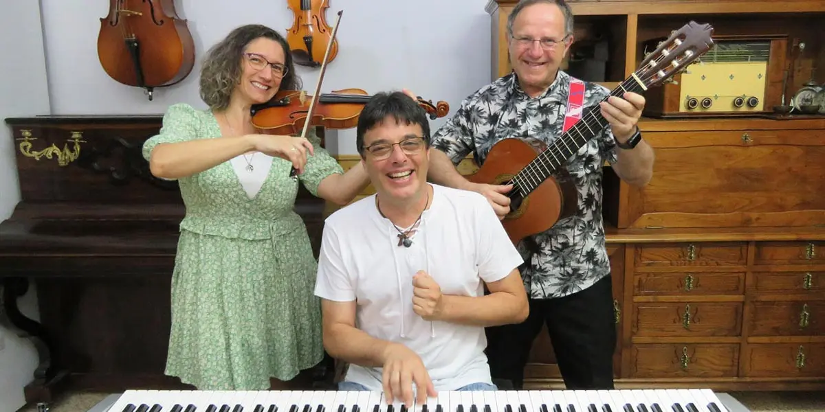 Susana Mena, Juan Andr&eacute;s y Fernando Rivas