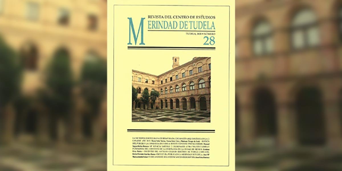 Portada del número 28 de la Revista Centro Estudios Merindad de Tudela