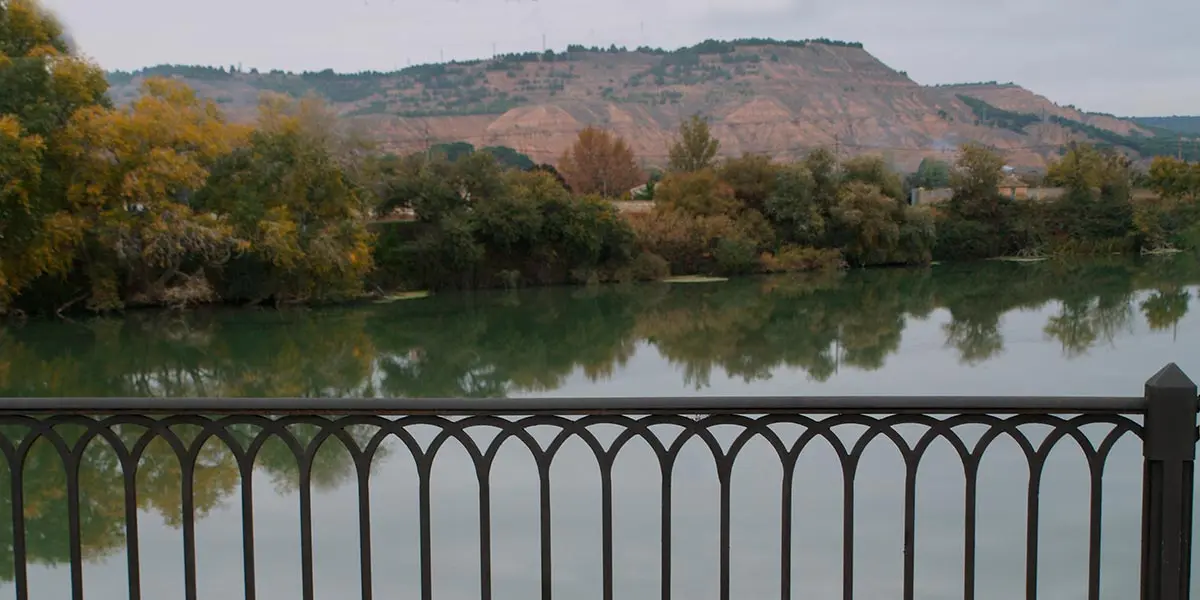 El r&iacute;o Ebro visto desde el puente de Tudela