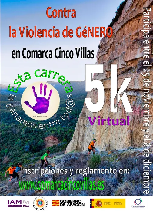 5K virtual contra la violencia de g&eacute;nero en las Cinco Villas