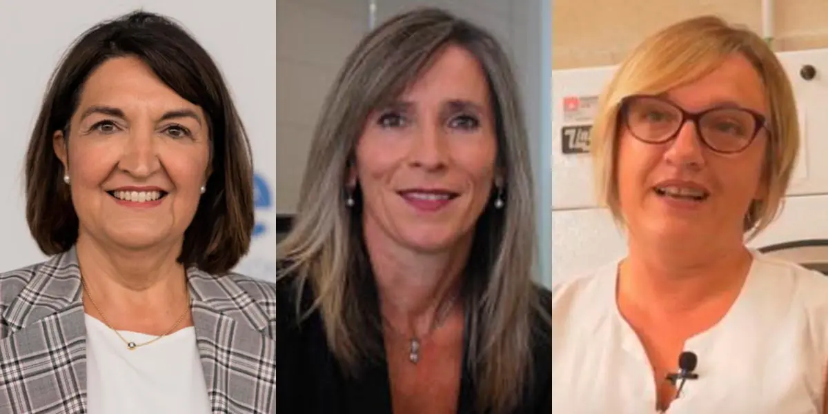 Dolores Garijo P&eacute;rez, Ana Azcona Valencia y Beatriz Zazpe Laspidea
