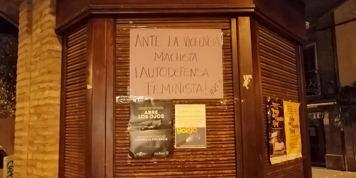 Carteles feministas en Tudela de Ribera Insumisa 3