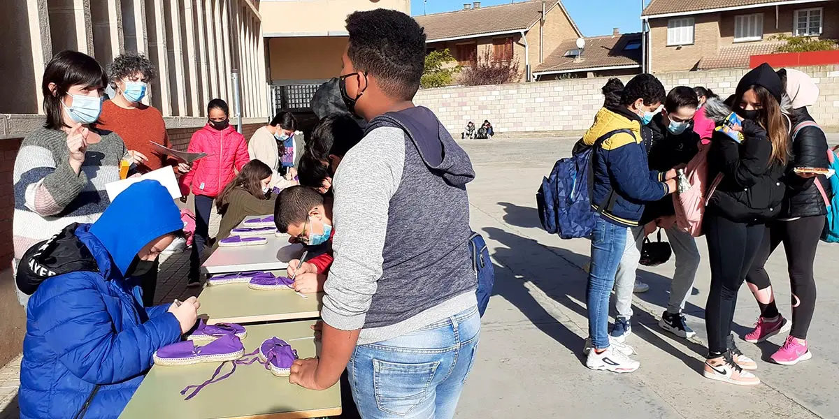 D&iacute;a contra la violencia de g&eacute;nero en el IES Alhama de Corella 2